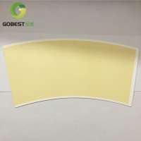 Eco Friendly Flexo Printing Coated PLA Paper Cup Fan Raw Material For Coffee Paper